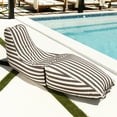 thumbnail image 6 of Jaxx Prado Outdoor Chaise Lounge, Taupe Stripes, 6 of 7