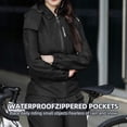 thumbnail image 3 of Veste Légère Imperméable pour Femmes Veste de Course Imperméable Veste de Randonnée Haute Visibilité Manteau Coupe-Vent Respirant, 3 of 9