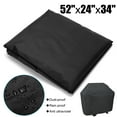 thumbnail image 2 of Waterproof BBQ Gas Grill Cover, 52" Barbecue Cover Polyester Fiber Material,Dust-proof,Rain Proof,Anti Ultraviolet Portable & Foldable Universal For Garden Patio,Black, 2 of 6