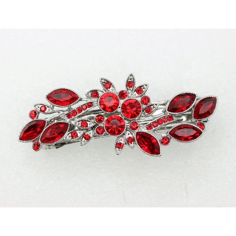 Iridescent Red Pearl Hair Clips – Girly Made Things