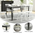 thumbnail image 2 of Flash Furniture Grace 60" Dining Table with Turned Wooden Legs Antique Gray Finish (KERT799GRY60), 2 of 2