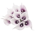 thumbnail image 1 of 10Pcs/Set Fake Flower Decor Real Touch Simulated Faux Leather Long Stem Bridal Artificial Calla Lily Flower for Wedding, 1 of 10