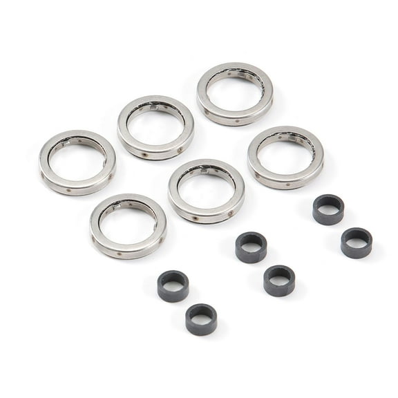 BINB ROAD 12Pcs Fuel injector Gasket Ring & Element 13537591006 13537577649 Compatible with BMW 135i 228i 335i 428i 528i 535i 740i X3 X5 X6