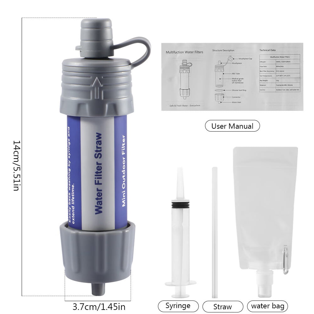 Buy Wholesale China Mini Bottle Water Filter Outdoor Water Filtration  System Portable Water Purifier Straw & Mini Bottle Water Filter at USD 4.45