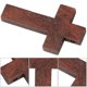 thumbnail image 4 of Crucifijo de madera con forma de cruz, 20 piezas Crucifijo de madera con forma de cruz, adorno de crucifijo, decoración con forma de cruz, diseño elevado, 4 of 9