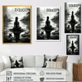 thumbnail image 4 of Designart "Meditative Woman in Lotus Pose during Yoga I" Spiritual Framed Wall Art - Global Grey Meditation Entryway Framed Wall Art, 4 of 6