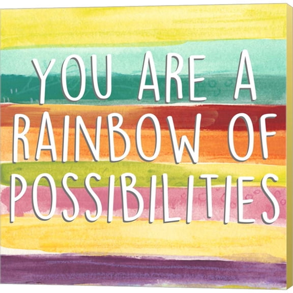 Great Art Now Rainbow of Possibilities II by Studio W, Canvas Wall Art, 12W x 12H