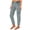 Gray, variant on Staron Women's High Waist Cargo Pants A-Line Loose Wide Leg Casual Pants with Drawstring and Pockets, Khaki M