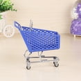 thumbnail image 3 of FRCOLOR Storage Basket 2Pcs Creative Mini Shopping Cart Storage Baskets Unique Mini Desktop Adornments,5.51"X5.39"X3.35", 3 of 5