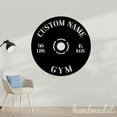 thumbnail image 2 of Handmadetneonsign Gym Weight Plate Metal Wall Art Light, Fitness Metal Sign Wall Decor, Gym Metal Decor 49596, 2 of 5