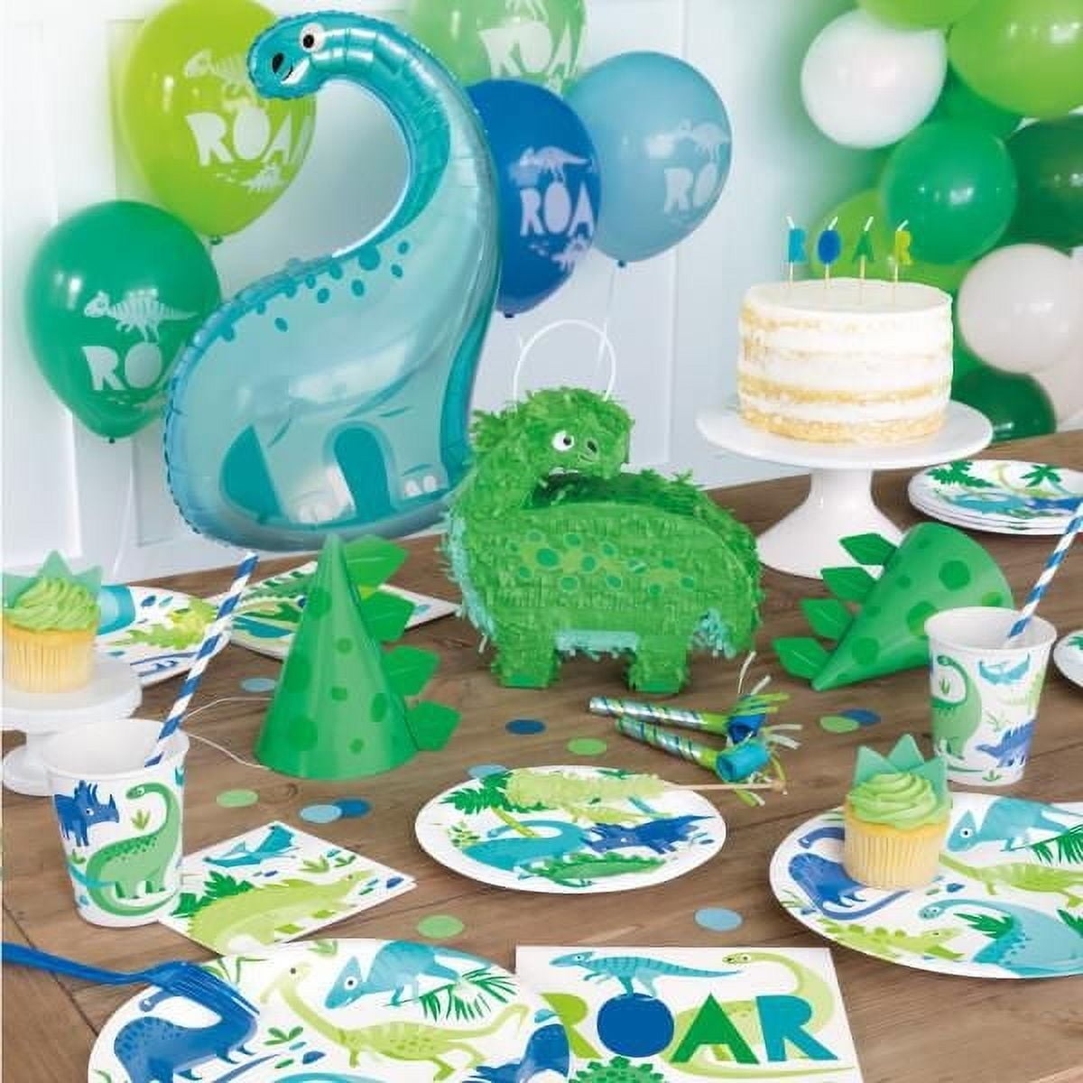 Blue & Green Dinosaur 9oz Paper Cups