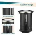 thumbnail image 4 of BeesClover Urne à Café Commerciale - Distributeur de Café Électrique 110 Tasses avec Double Paroi Isolante, Grande Capacité pour Mariage, Fête, Restauration et Réunions de Bureau, 4 of 7