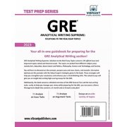 Test Prep GRE Analytical Writing Supreme: Solutions to the Real Essay Topics, (Paperback)