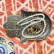 thumbnail image 5 of Exquisita bandeja pequeña de cerámica para joyería, plato de baratija, decoración de mal de ojo, soporte para anillos, elementos esenciales modernos para el hogar bohemio, 5 of 5