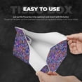 thumbnail image 5 of Lsque Watercolor Butterflies Printed Long Tissue Box Cover Holder, Facial Paper Organizer Dispenser,Triangle with Bottom Belt, PVC Leather Decorative Organizer, 5 of 9