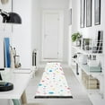 thumbnail image 4 of Yayeee Runner Rug for Bedroom 2'x6' Machine Washable Hallway Non Slip Mat, White Retro Pattern, 4 of 8