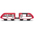 thumbnail image 4 of Red Motorized Train, Wooden Track, Battery Powered Train Toy for Toddlers, Magnetic Train Set, Electric Train for Kids 3 Years and Up, 4 of 4