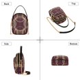 thumbnail image 3 of FORMRS Crossbody Bag for Women Quilted Travel Shoulder Cell Phone Purse with Chain Strap Handbag, Gold Abstract Pattern, 3 of 7