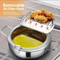 Japanese Deep Fryer Pot, Japanese Tempura Deep Fryer Stainless Steel