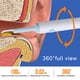 thumbnail image 5 of sweethay Removedor de cerumen Orejas profesionales Equipo de de cámara limpia Negro Electrónica Blanco, 5 of 6