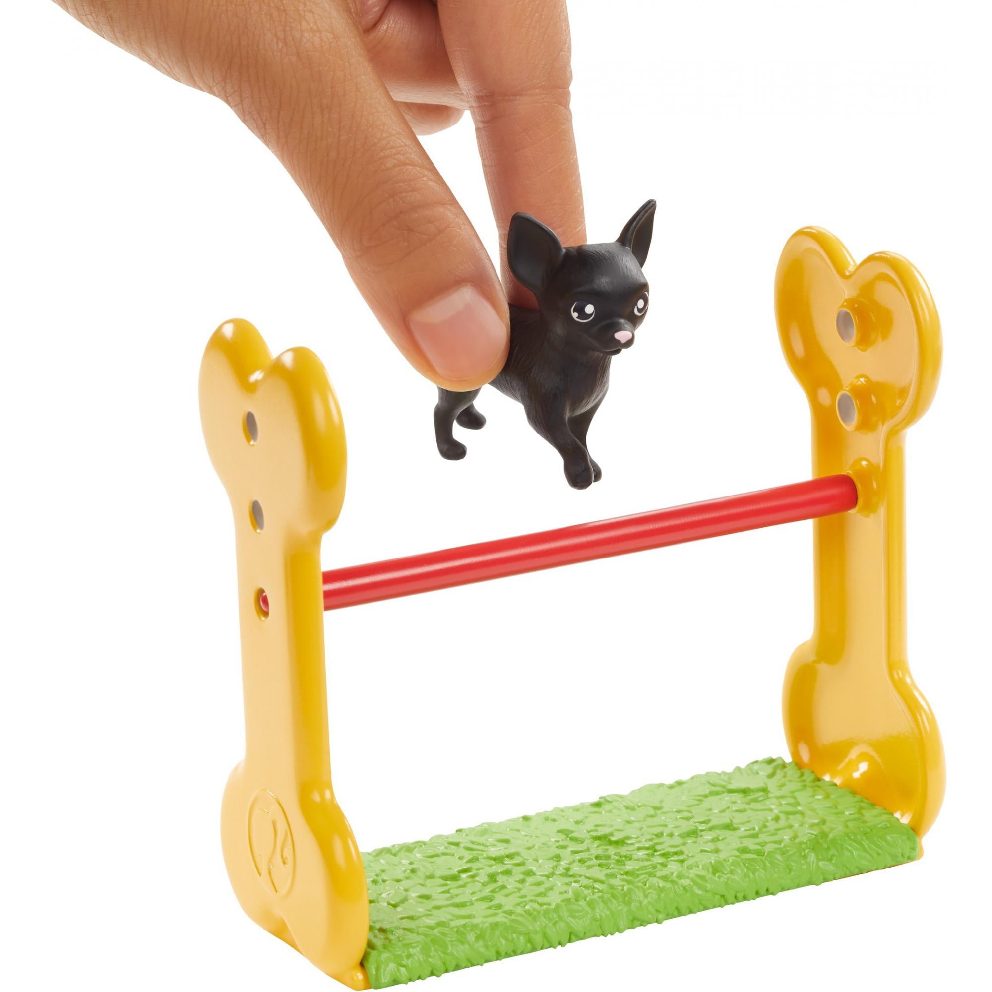 barbie dog training set