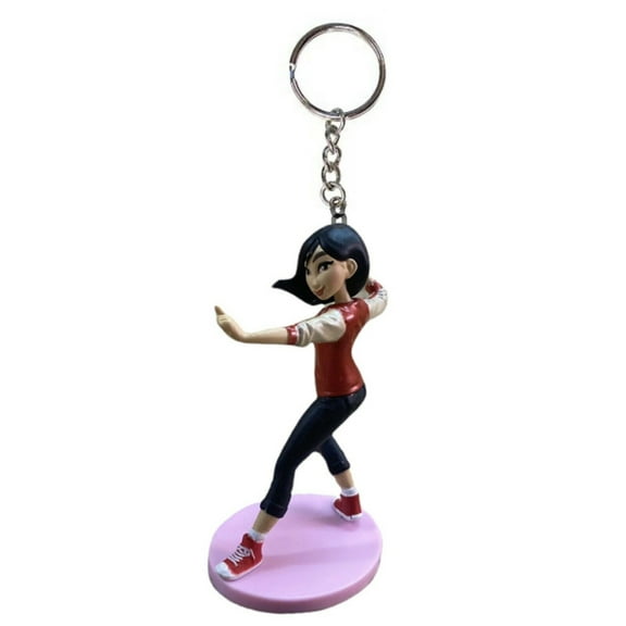 Vanellope Princess Mulan Sports Key Ring Keychain Ornament Figurine Figure Charm