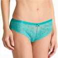 thumbnail image 2 of Ambrielle Tulip Lace Cheeky Panty -  Viridian Green- Ladies Small, 2 of 3