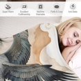 thumbnail image 3 of Throw Bedspread Soft Fluffy Warm Light Flannel Fabric Design For Duvet Cover, 3 of 8