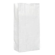 White Grocery Store Bags | Quantity: 500 | Width: 6 1/4" Gusset - 3 13/16" by Paper Mart