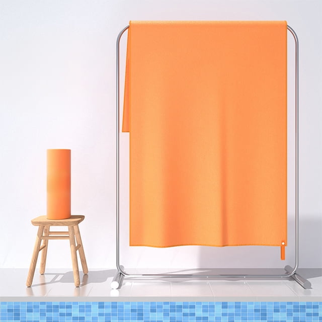 Toalla deportiva de doble cara de forro polar, 80 x 130 cm, fibra de secado rápido, ultraabsorbente y ligera para entrenar en el gimnasio, correr al aire libre, nadar y viajar.,Vsgery
