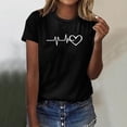 thumbnail image 2 of Black Blouses for Women Business Casual Womens T Shirts Graphic Pack Workout Tank Tops for Women Cropped, 2 of 4