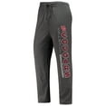 thumbnail image 4 of Men's Concepts Sport Heathered Charcoal/Red Houston Cougars Meter T-Shirt & Pants Sleep Set, 4 of 5
