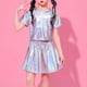 thumbnail image 1 of Conjuntos de blusas y camisas de manga corta y cuello redondo para niños Conjunto de dos piezas de blusas de manga corta y cuello redondo estampadas para niños Poliéster para niños, 1 of 6
