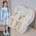 thumbnail image 2 of REDARER Girls' Soft Sole Shoes with Rhinestones,14, 2 of 9