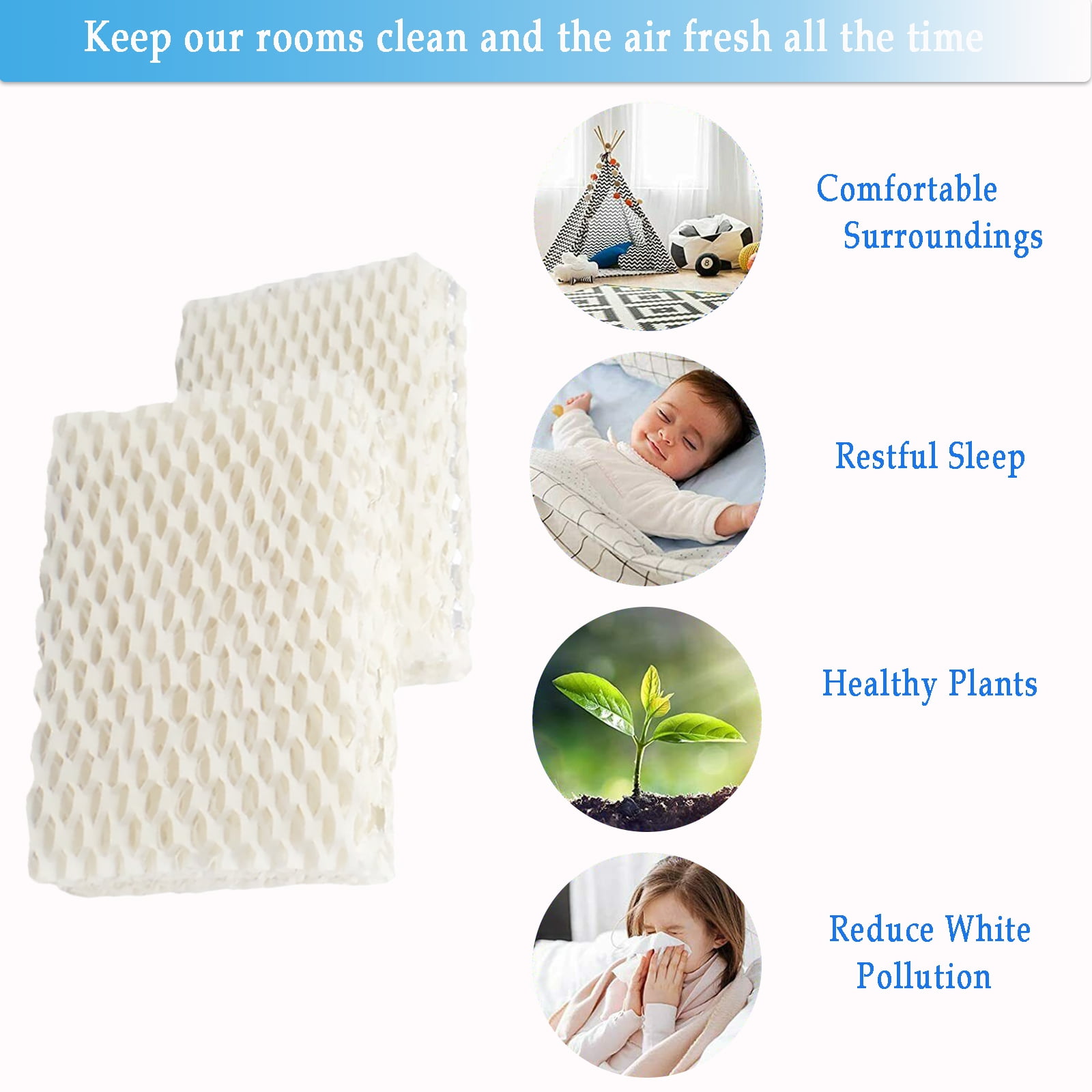 AMI PARTS WF813 Humidifier Replacement Wick Filter for Pro-Care AC813 PCWF813 WF813 RCM-832