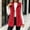 Red women's sleeveless fleece vest a1, variant on Tusihei Women's Sleeveless Hooded Zip Up Fleece Vest Lightweight Warm Jacket Casual Solid Long Outerwear for Daily Wear Comfortable Layering Piece, Red 2XL