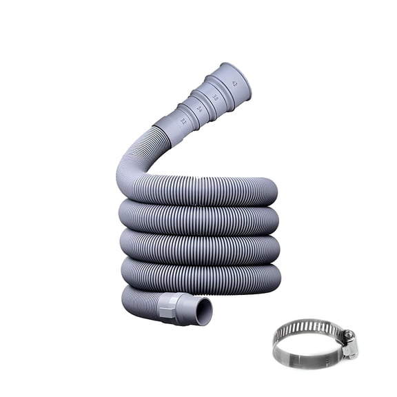 HIBIBUD 2026 New Flexible Washing Machine Drain Hose Extension-Durable Plumbing Fittings for Laundry Washer Dryer Connector Replacement-Universal Compatibility for Efficient Water Disposal