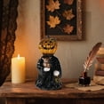 thumbnail image 3 of Decoraciones de Halloween, adornos de Halloween, regalos de Halloween Calabaza de cristal con forma de cabeza de calabaza de Halloween Calabaza de cristal con forma de cabeza de calabaza de Halloween, 3 of 5