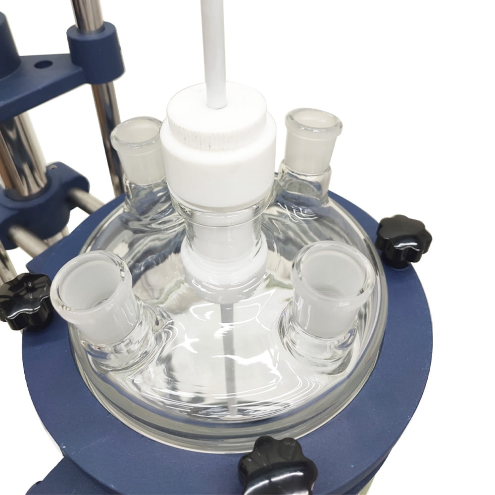 Jacketed Glass Reactor Vessel with Digital Display Double-Layer Chemical lab 5L