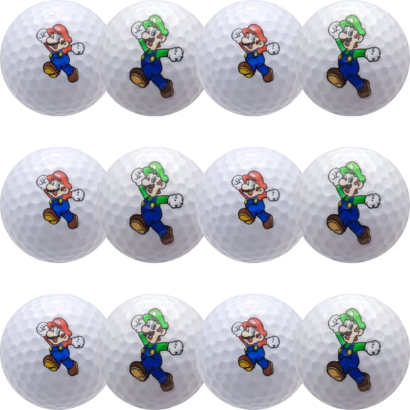 Super Bros Golf Balls, 12 Pack by GBM GOLF