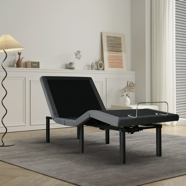 Sesslife TwinXL Size Electric Bed Frame with Remote Control, Modern