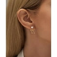 thumbnail image 5 of GOSFRY Dainty Bow Earrings 14K Gold/Silver Plated for Women Trendy Cute Pearl Earring Gold Ribbon Minimalist Jewelry Gifts, 5 of 8