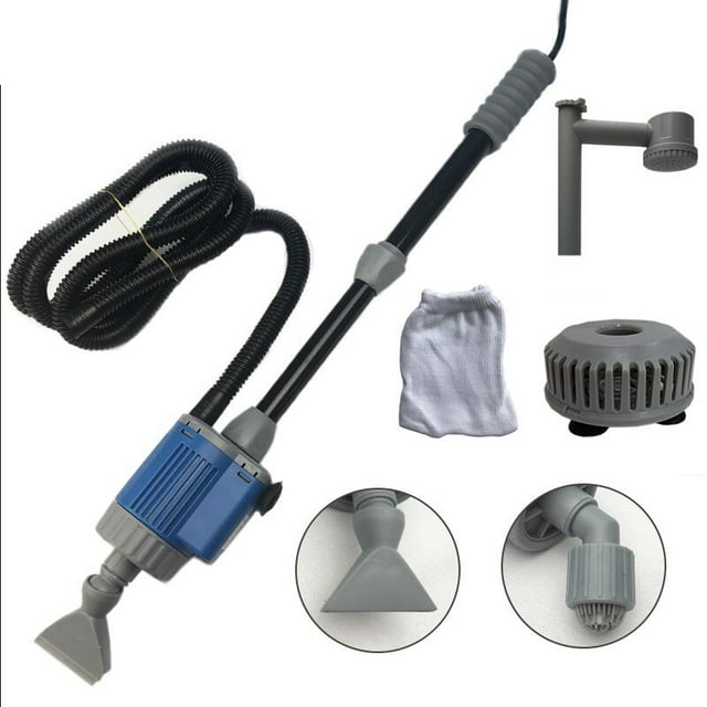 CAROOTU Aquarium Cleaner Machine Electric Automatic Removable Vacuum Water Changer Sand Algae Cleaner Filter Changer