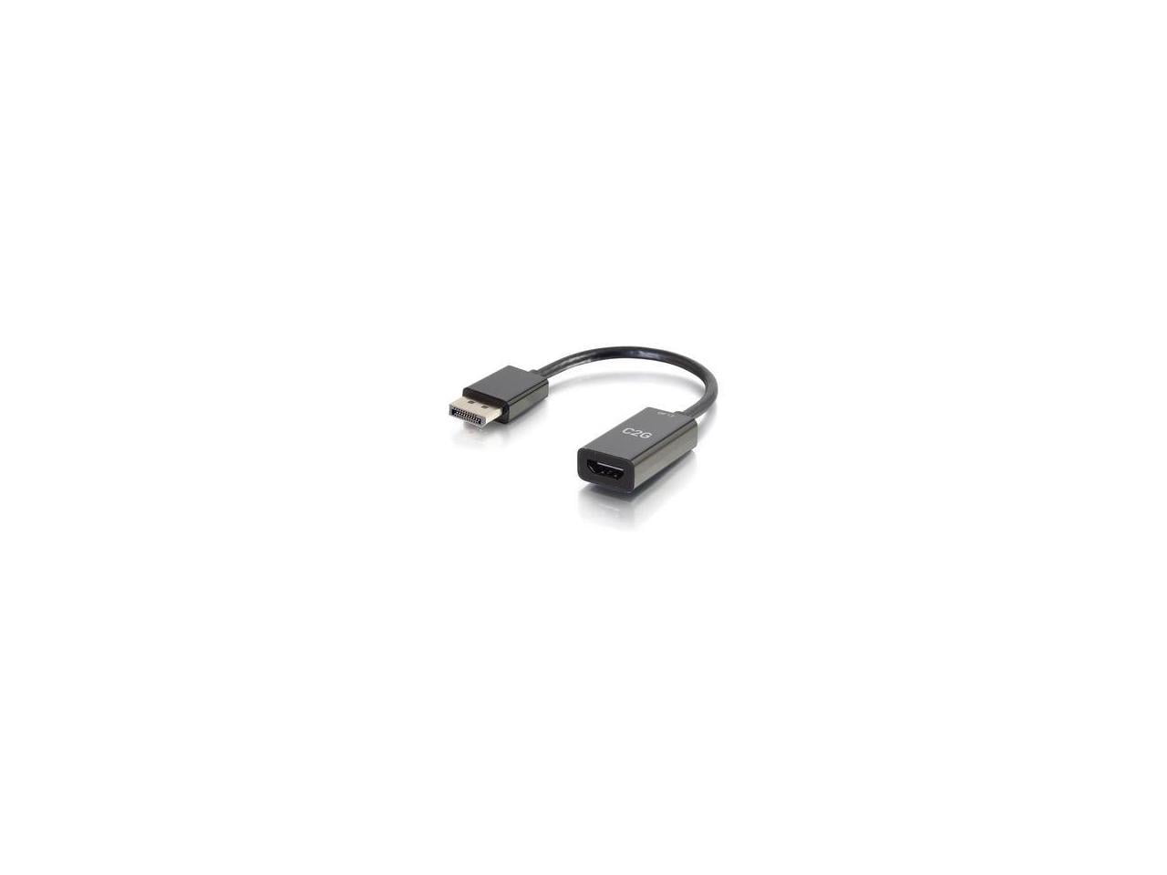 C2G 54431 8in DisplayPort to HDMI Adapter 4K 30Hz Passive - Black
