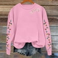thumbnail image 4 of Craaazy Xmas Holiday Graphic Pullover Tops for Women Christmas Printed Long Sleeve Shirts Gifts, 4 of 5