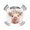 LightPink SpringGreen, variant on nqOlkjepod Farm Pig Flower Round Tablecloth, Fitted Table Cover with Elastic for 36"-44" Round Tables, Wildflower Garden Motifs Floral Garland Table Cloth Dinning Party Waterproof Tablecloths