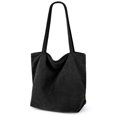 thumbnail image 1 of Bolso de mano Iioscre para mujer, pana, cierre, gran capacidad, 1 of 7