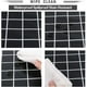 thumbnail image 4 of Mantel rectangular de PVC a cuadros - Vinilo lavable 100% impermeable, a prueba de aceite y resistente a las manchas para comedor, restaurante y fiestas, negro, 54 x 80 pulgadas Adepaton CJWUS-4090, 4 of 7