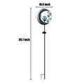 thumbnail image 4 of VIEROLA Pathway Lights, Metal Solar Post Lamp with Silver Moon and Stars Decor, 40 inch Waterproof Walkway Lights, 4 of 7