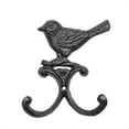 thumbnail image 2 of Iron Wall Hook Decorative Double Hook Birds Shaped Farmhouse Style Wall Hanger for Kitchen Bathroom Garden Tool Storage, Rustic Vintage Home Decor Wall Mounted Organizer, 2 of 8
